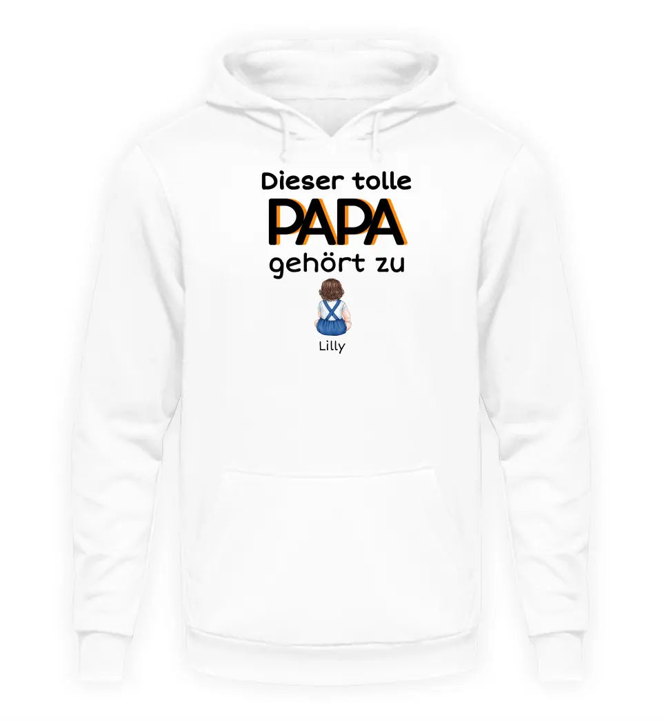 Dieser tolle Papa/Opa gehört zu - Herren Hoodie personalisierbar