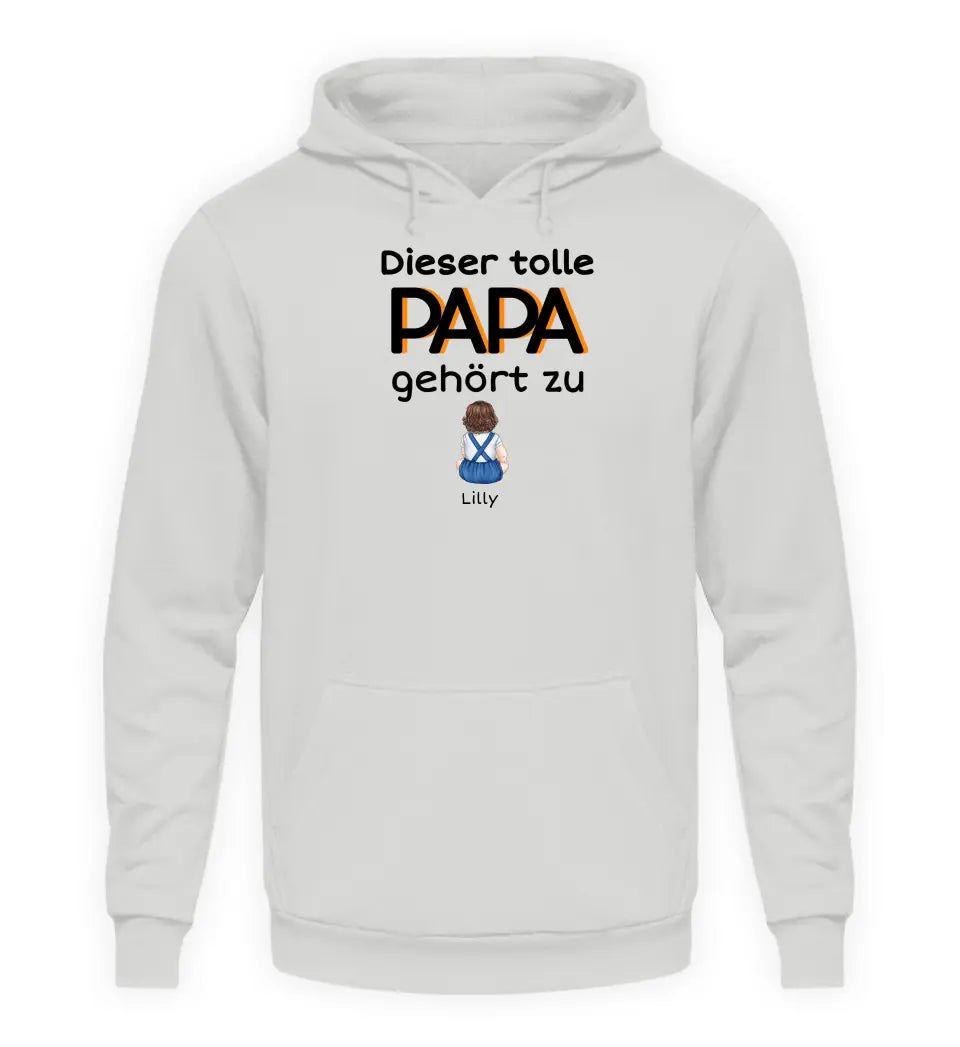 Dieser tolle Papa/Opa gehört zu - Herren Hoodie personalisierbar