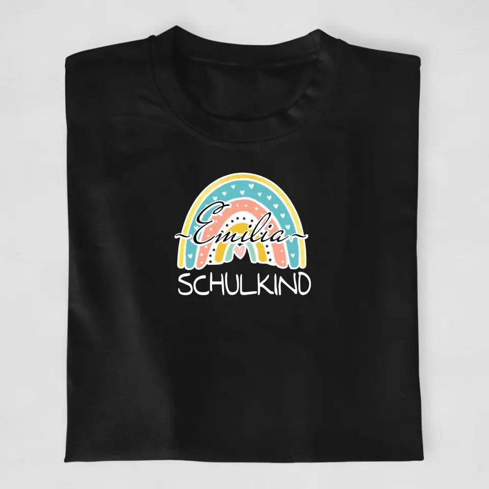 Schulkind Regenbogen - T-Shirt ab Größe 98