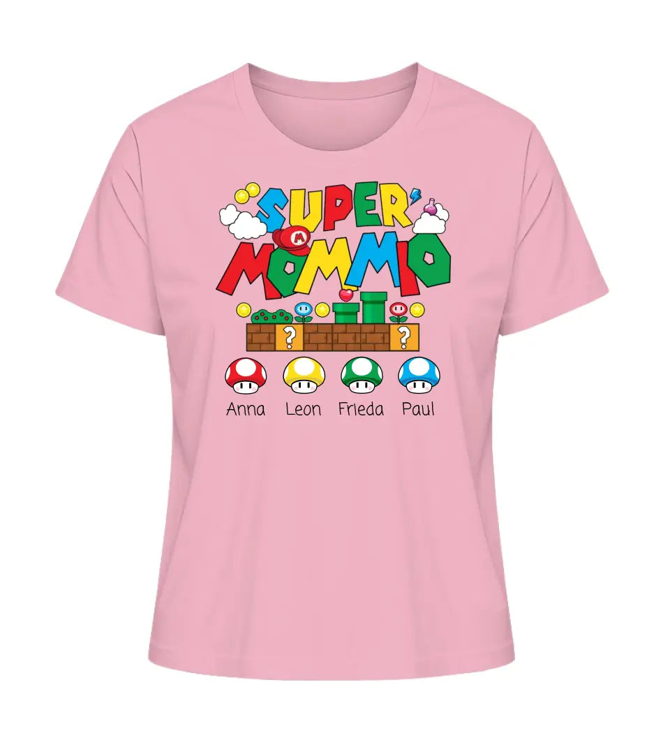 Super Mommio - Damen T-Shirt personalisierbar