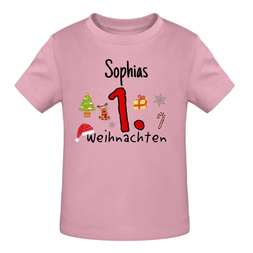 1. Weihnachten - T-Shirt ab 0 Monate
