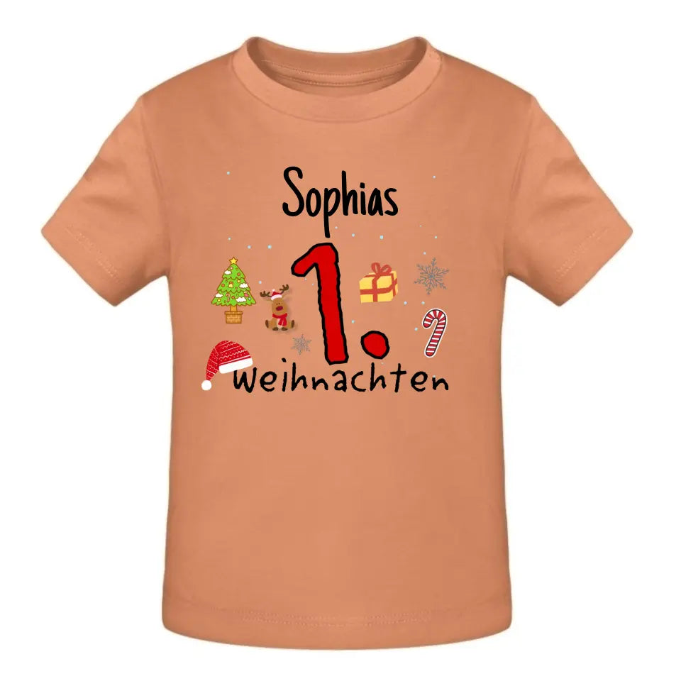 1. Weihnachten - T-Shirt ab 0 Monate