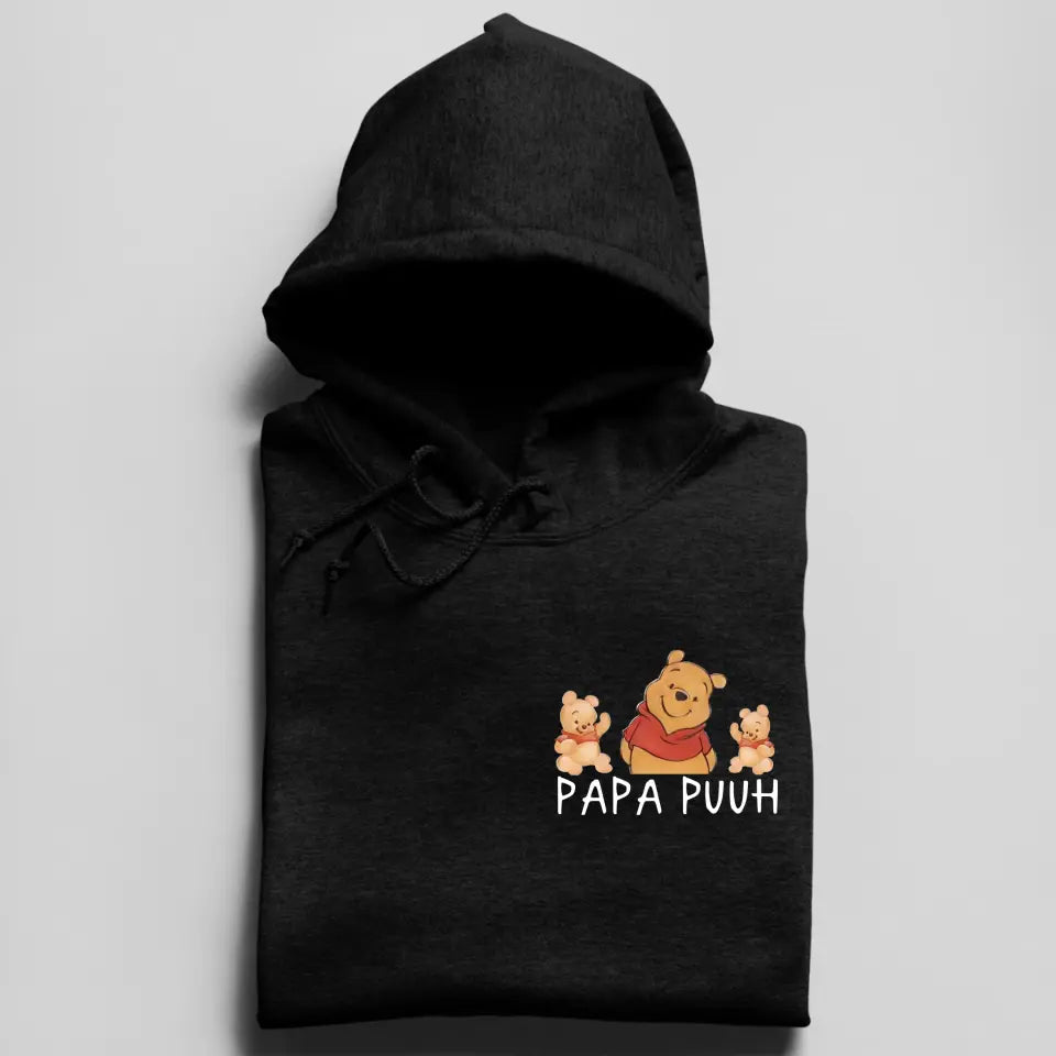 Papa Puuh - Herren Hoodie personalisierbar