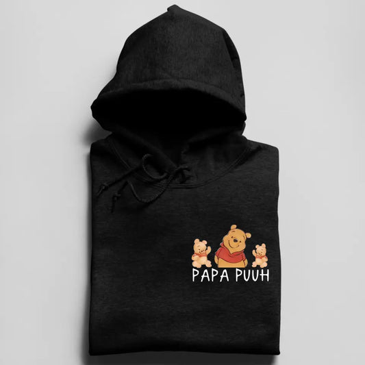 Papa Puuh - Herren Hoodie personalisierbar