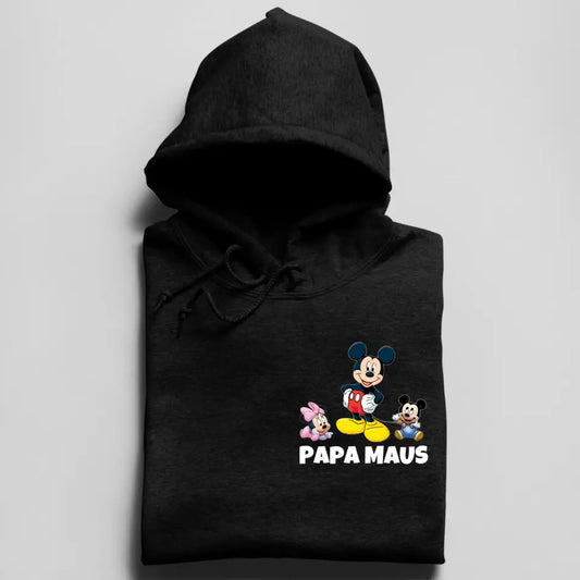 Papa Maus - Herren Hoodie personalisierbar