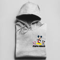 Papa Maus - Herren Hoodie personalisierbar