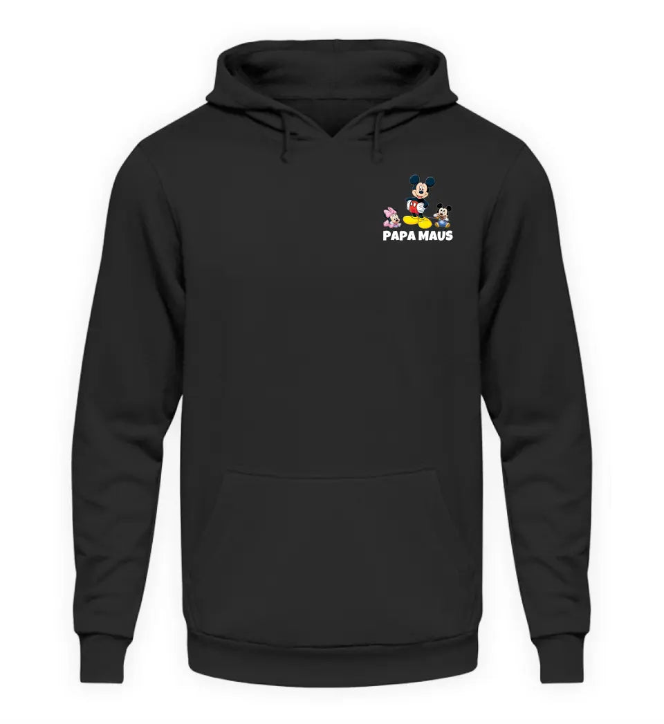 Papa Maus - Herren Hoodie personalisierbar