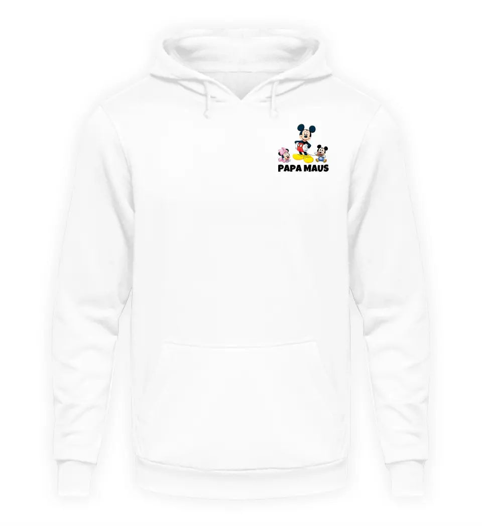 Papa Maus - Herren Hoodie personalisierbar