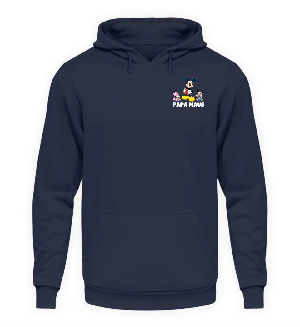 Papa Maus - Herren Hoodie personalisierbar