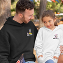 Papa Maus - Herren Hoodie personalisierbar