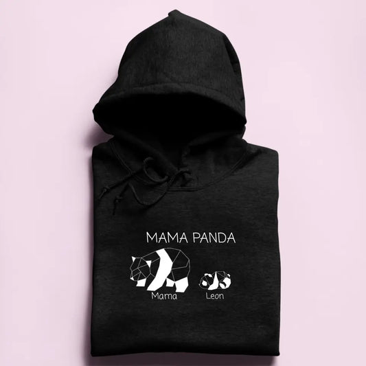 Mama Panda - Damen Hoodie personalisierbar