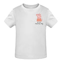 Pig mit Kindername - T-Shirt ab 0 Monate