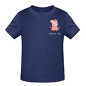 Pig mit Kindername - T-Shirt ab 0 Monate