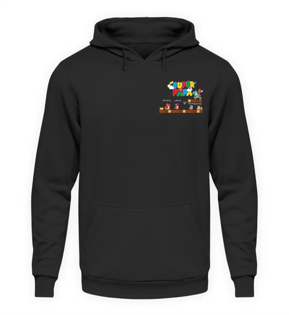 Super Papa - Herren Hoodie personalisierbar