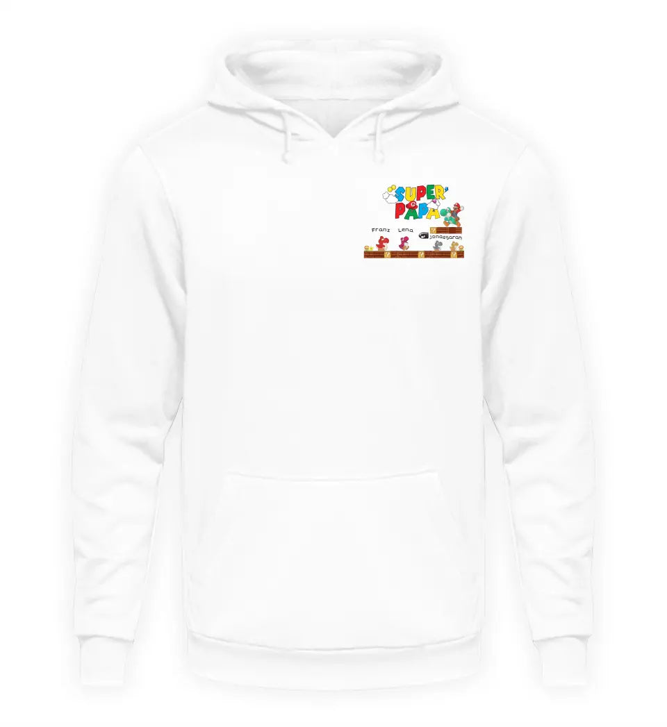 Super Papa - Herren Hoodie personalisierbar