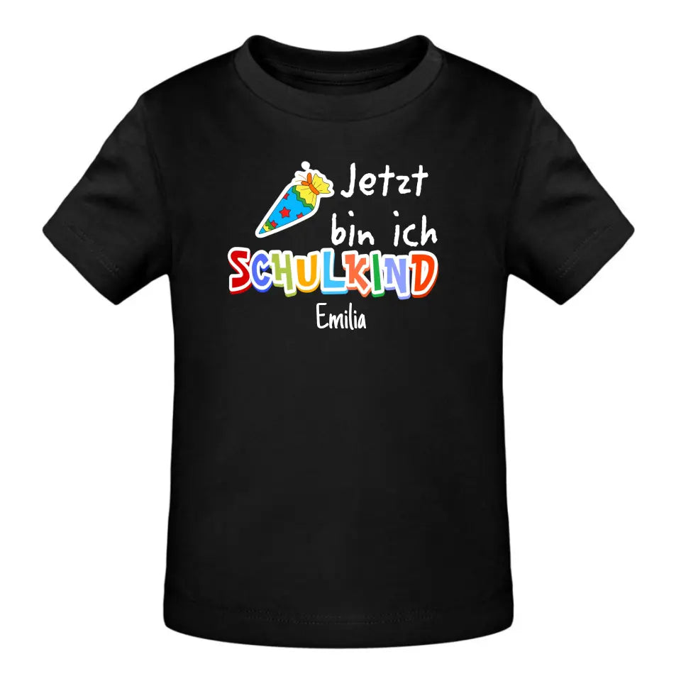 Jetzt bin ich Schulkind/Kindergartenkind - T-Shirt ab 0 Monate