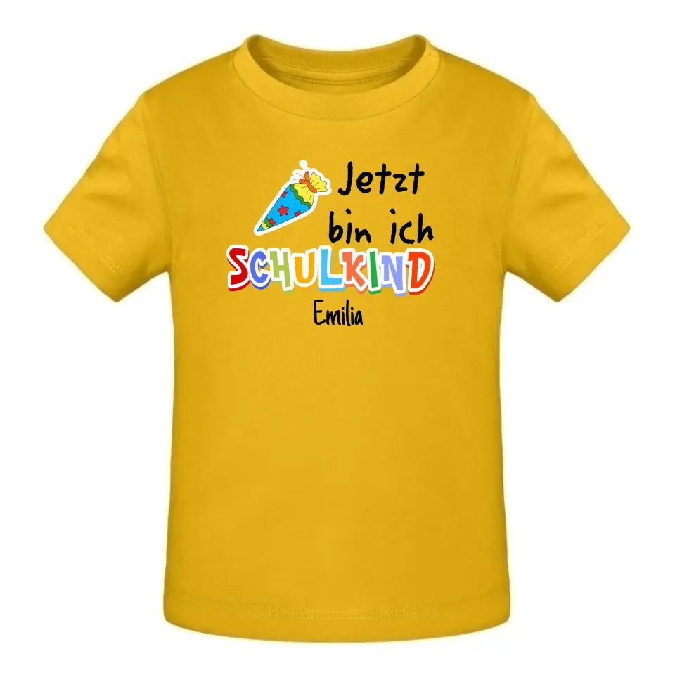 Jetzt bin ich Schulkind/Kindergartenkind - T-Shirt ab 0 Monate