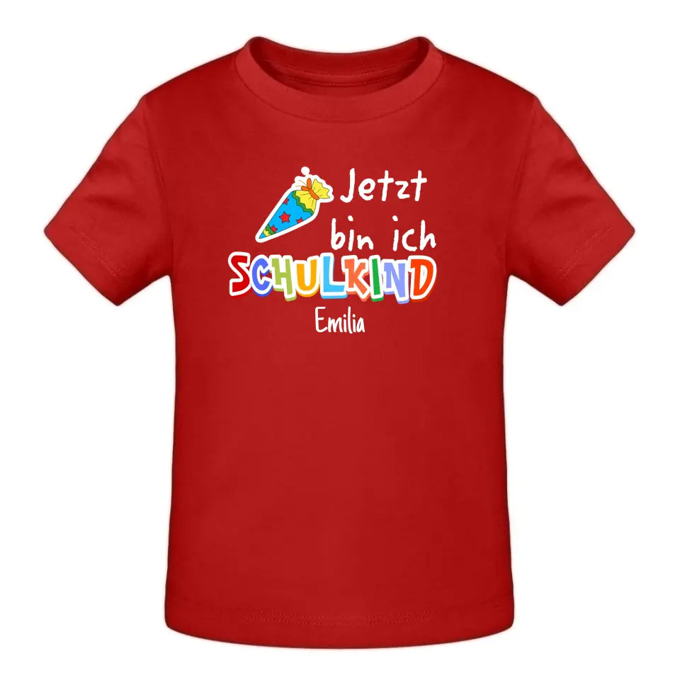 Jetzt bin ich Schulkind/Kindergartenkind - T-Shirt ab 0 Monate