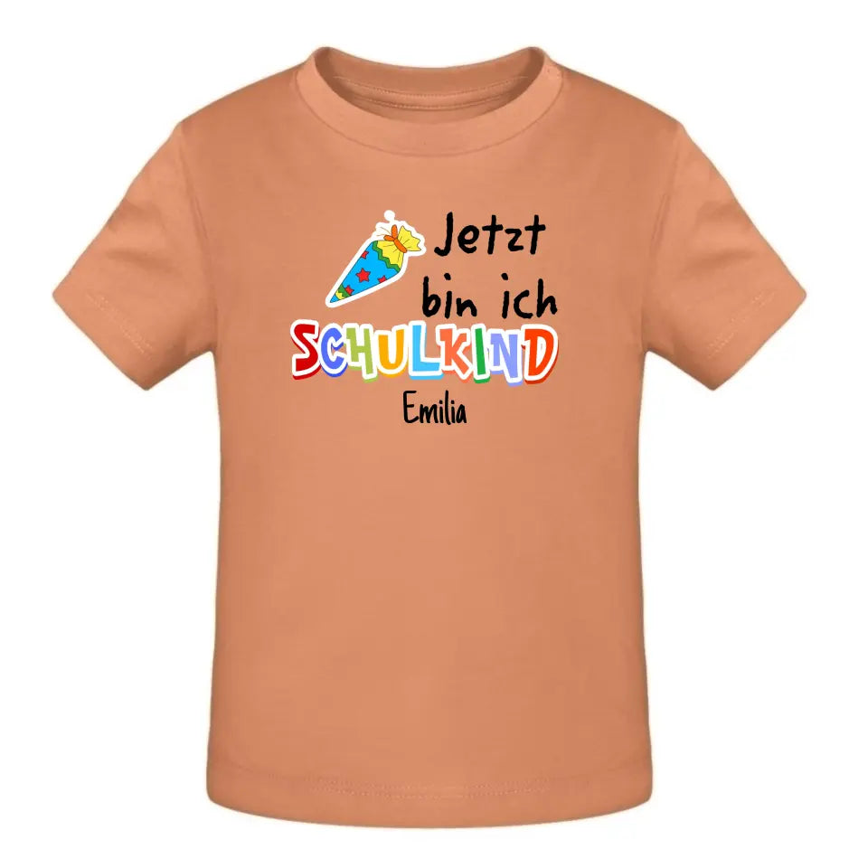 Jetzt bin ich Schulkind/Kindergartenkind - T-Shirt ab 0 Monate