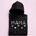 Mama/Oma Herzballons - Damen Hoodie personalisierbar