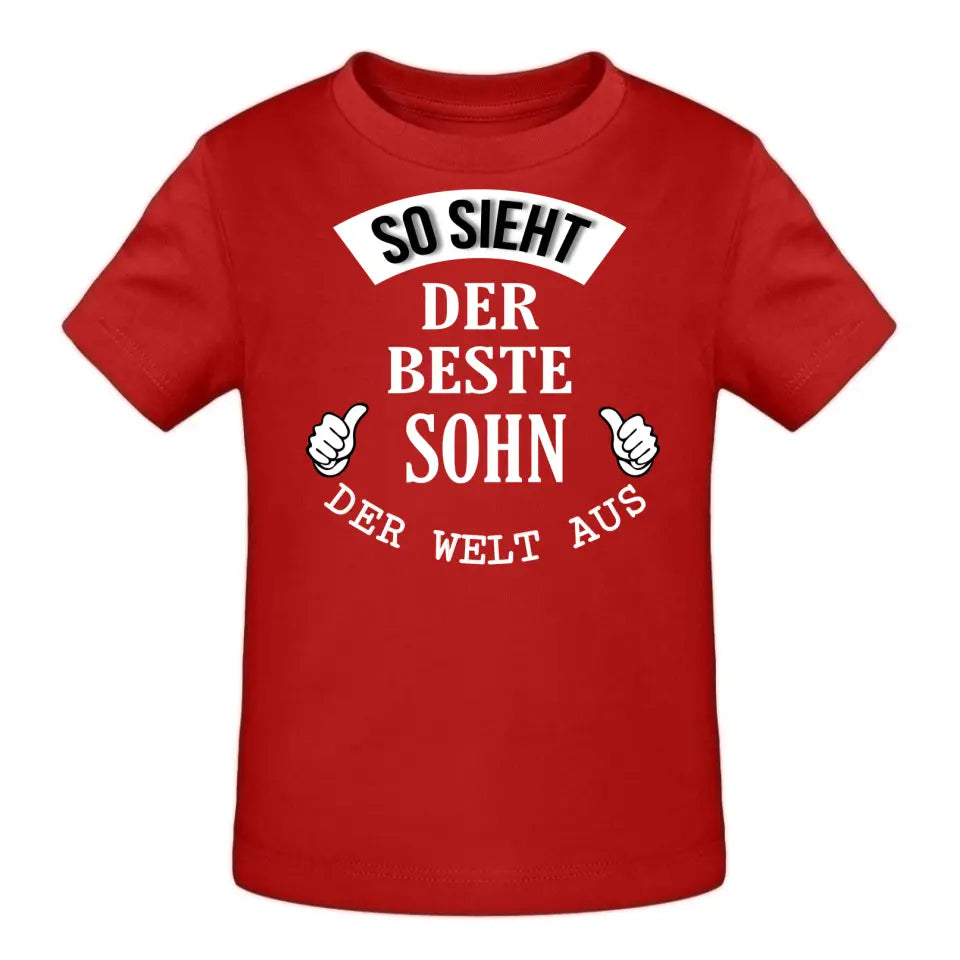 So sieht der beste Sohn/die beste Tochter der Welt aus - T-Shirt ab 0 Monate