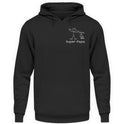 Super Papa Strichmännchen - Herren Hoodie personalisierbar