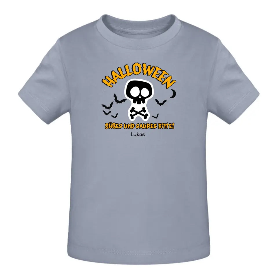 Halloween, Süßes und Saures Bitte! - T-Shirt ab 0 Monate