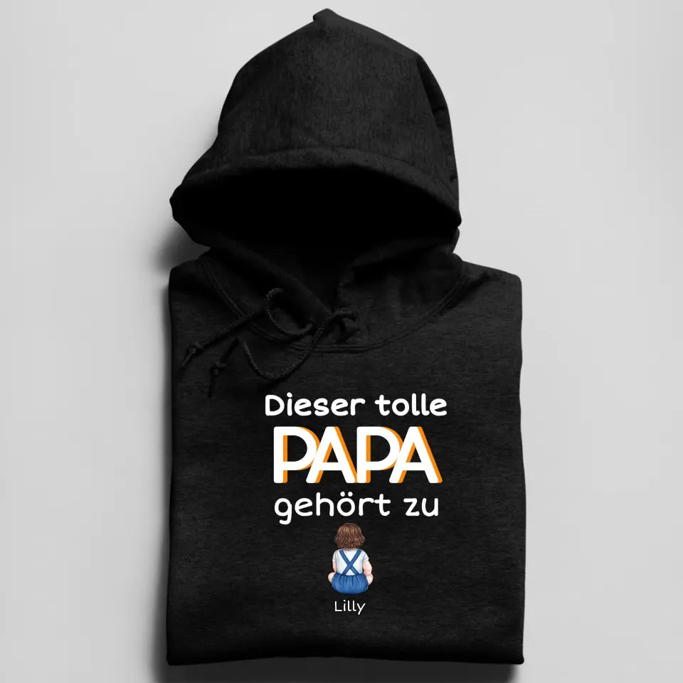 Dieser tolle Papa/Opa gehört zu - Herren Hoodie personalisierbar