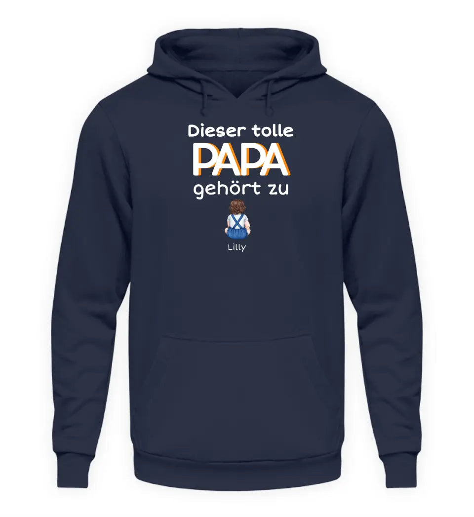 Dieser tolle Papa/Opa gehört zu - Herren Hoodie personalisierbar