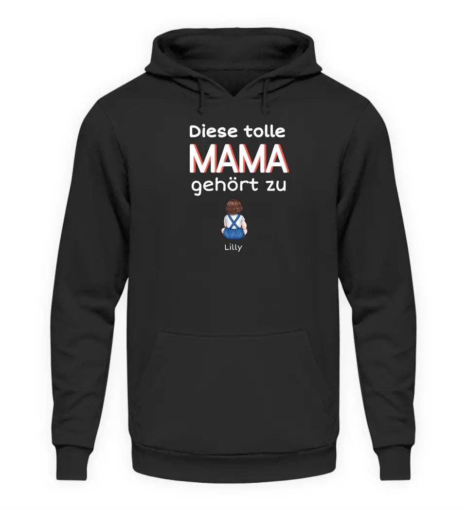 Diese tolle Mama/Oma gehört zu - Damen Hoodie personalisierbar