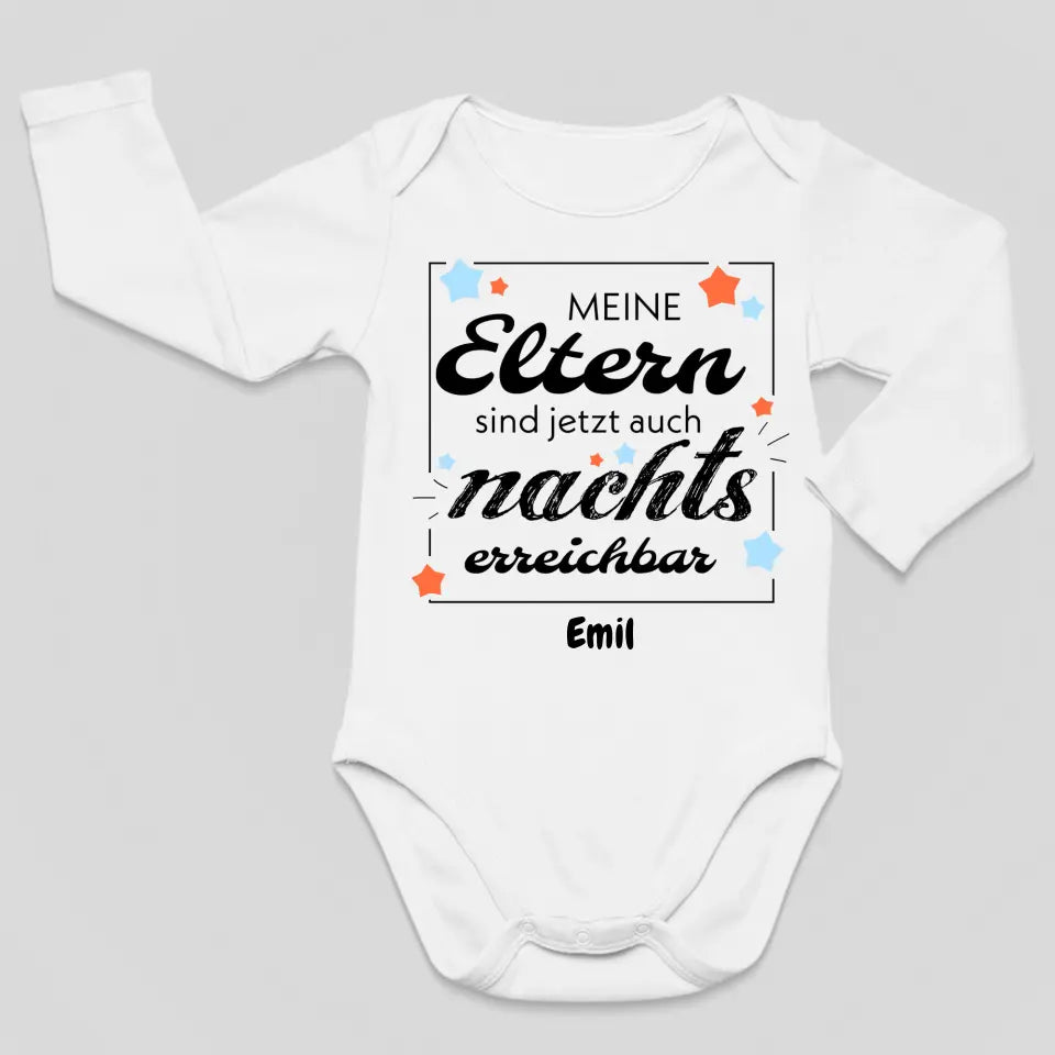 Meine Eltern sind jetzt auch nachts erreichbar - Baby Body Langarm