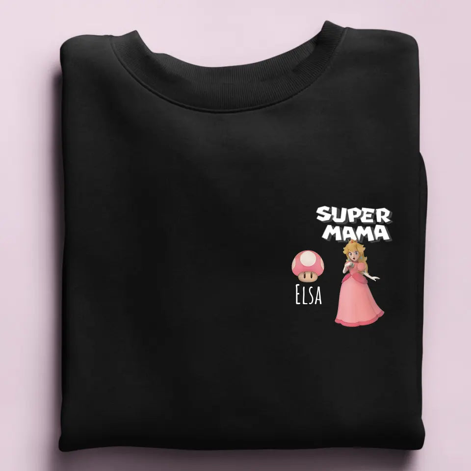 Super Mama - Damen Sweatshirt personalisierbar