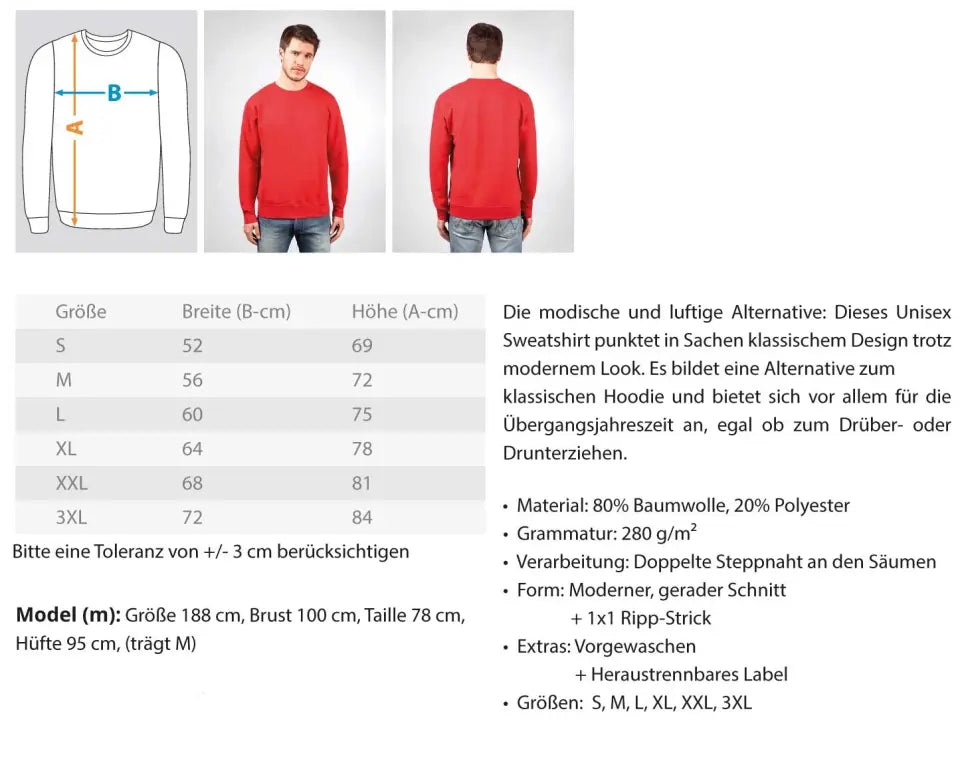 Super Papa - Herren Sweatshirt personalisierbar