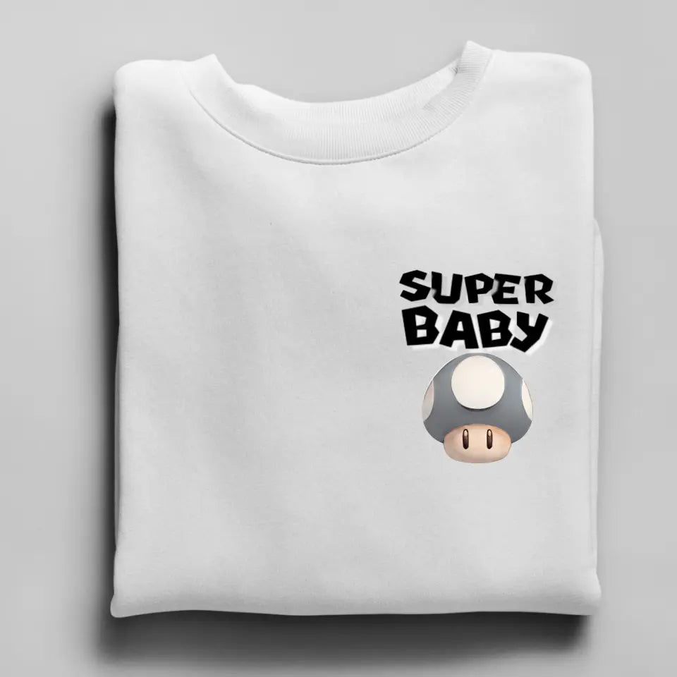 Super Baby - Baby Sweatshirt personalisierbar