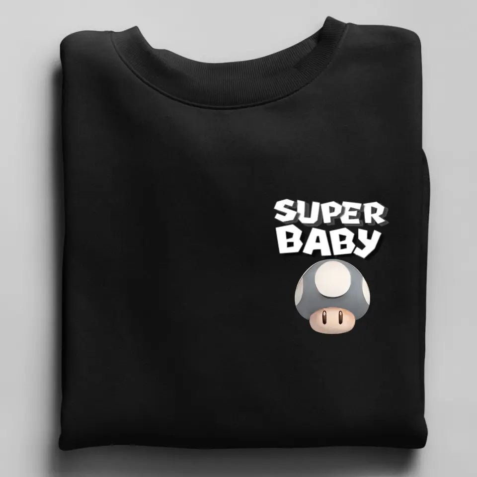 Super Baby - Baby Sweatshirt personalisierbar