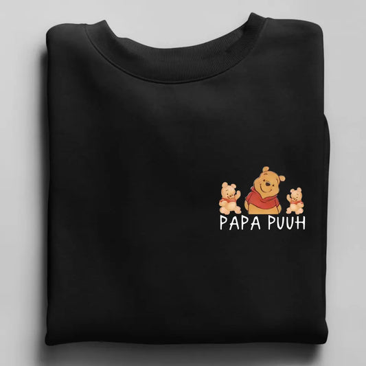 Papa Puuh - Herren Sweatshirt personalisierbar