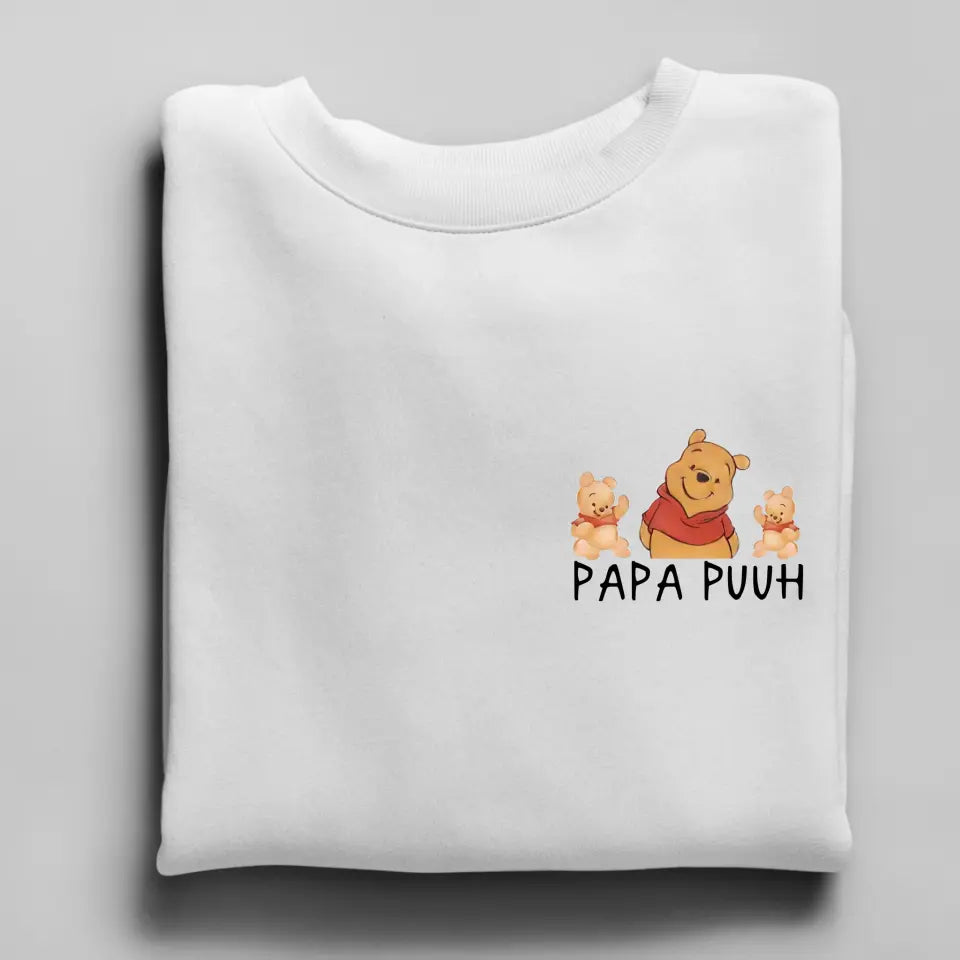 Papa Puuh - Herren Sweatshirt personalisierbar