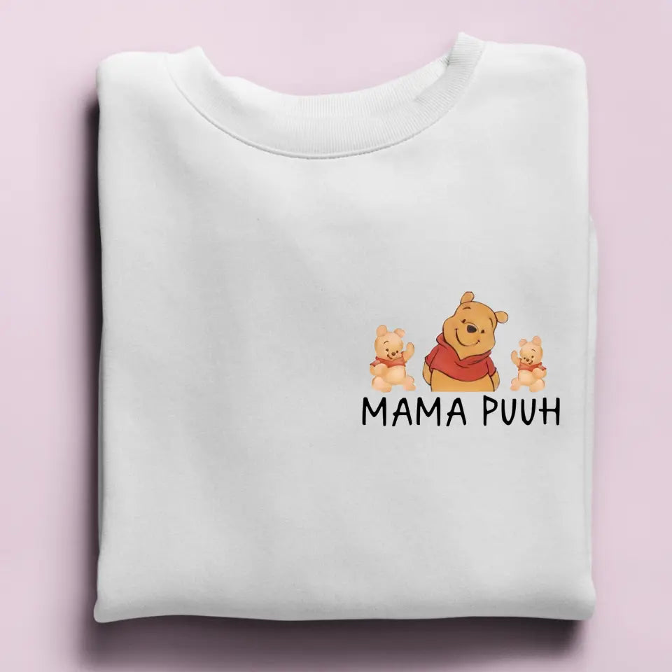 Mama Puuh - Damen Sweatshirt personalisierbar