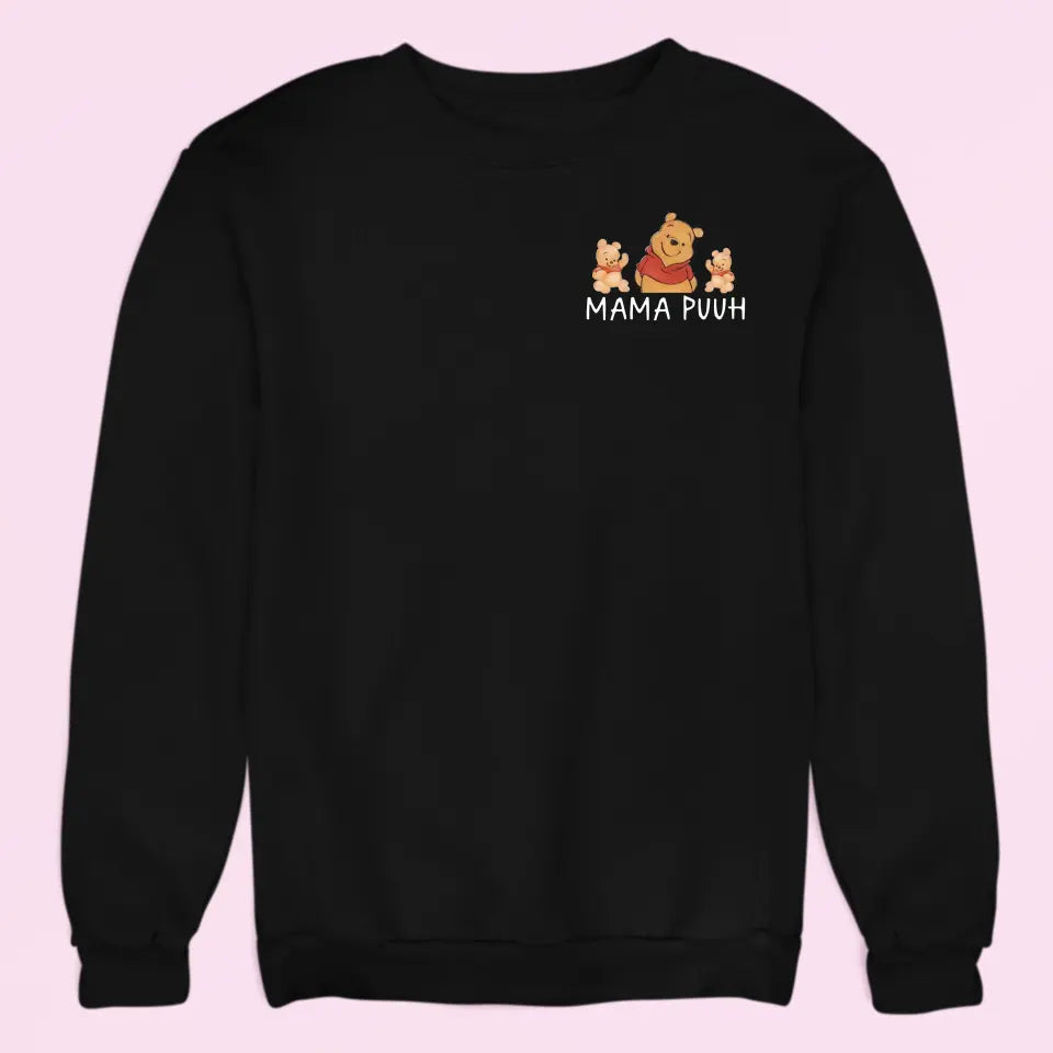 Mama Puuh - Damen Sweatshirt personalisierbar