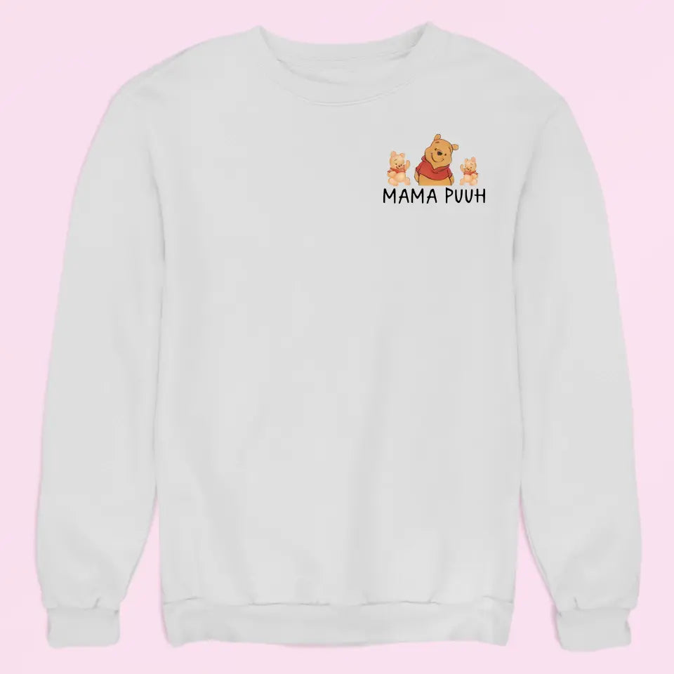 Mama Puuh - Damen Sweatshirt personalisierbar