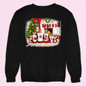 Weihnachten Familie - Damen Sweatshirt personalisierbar