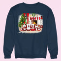 Weihnachten Familie - Damen Sweatshirt personalisierbar