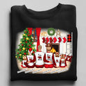 Weihnachten Familie - Baby Sweatshirt personalisierbar