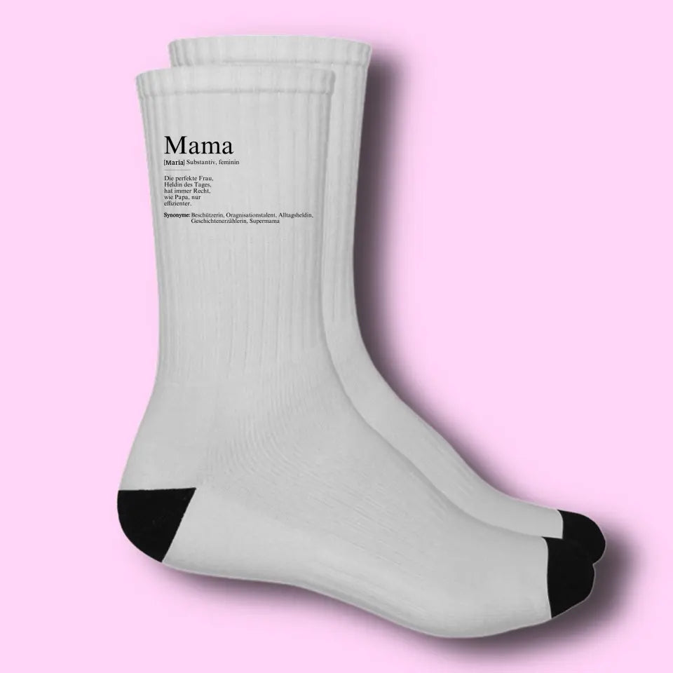 Mama Definition - Socken personalisierbar