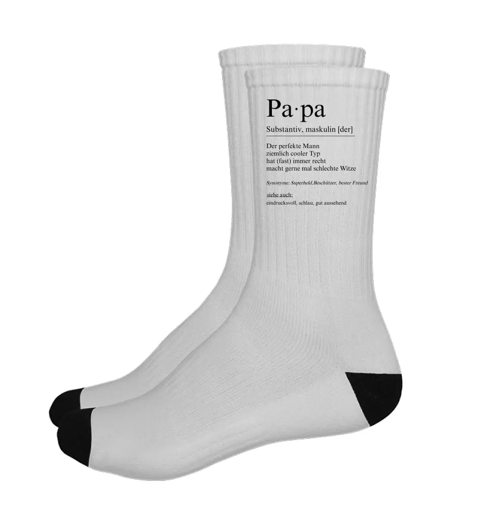 Papa Definition - Socken personalisierbar