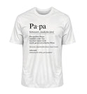 Papa Definition - Herren T-Shirt personalisierbar