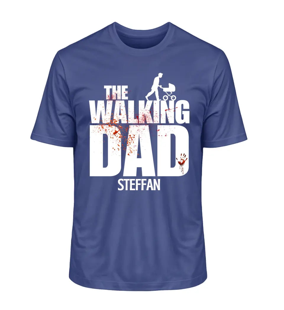 The walking dad - Herren T-Shirt personalisierbar