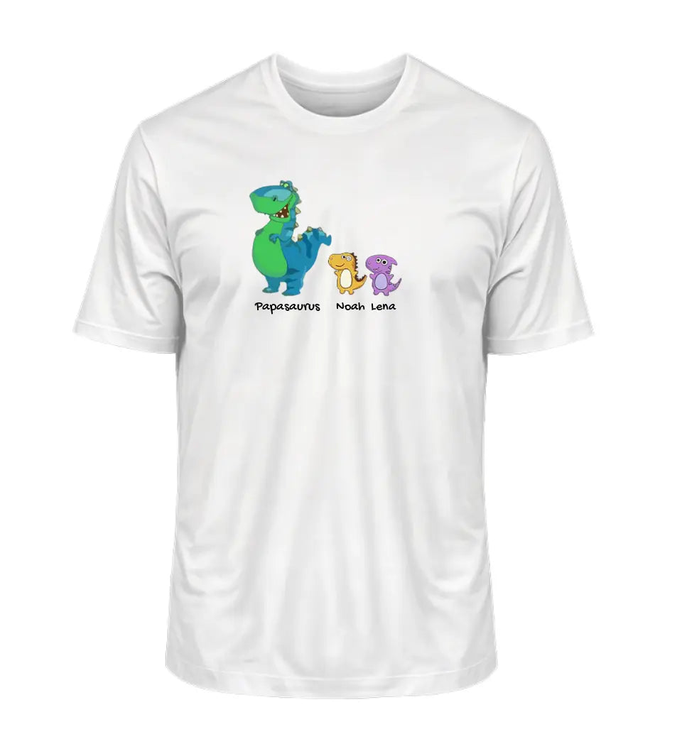 Papasaurus - Herren T-Shirt personalisierbar