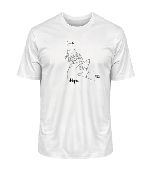 Hand auf Hand - Herren T-Shirt personalisierbar