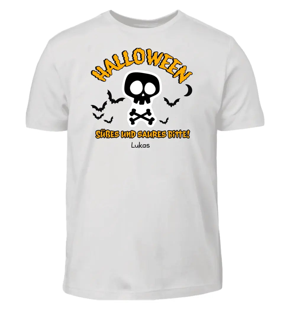 Halloween, Süßes und Saures Bitte! - T-Shirt ab 0 Monate